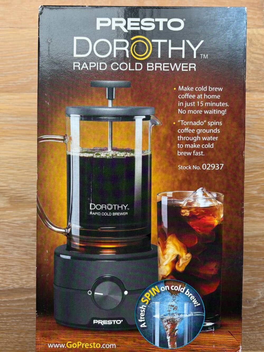 NEW IN BOX Presto Dorothy Rapid Cold Brewer